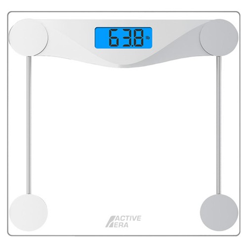 Active Glass Bathroom Scales Grey
