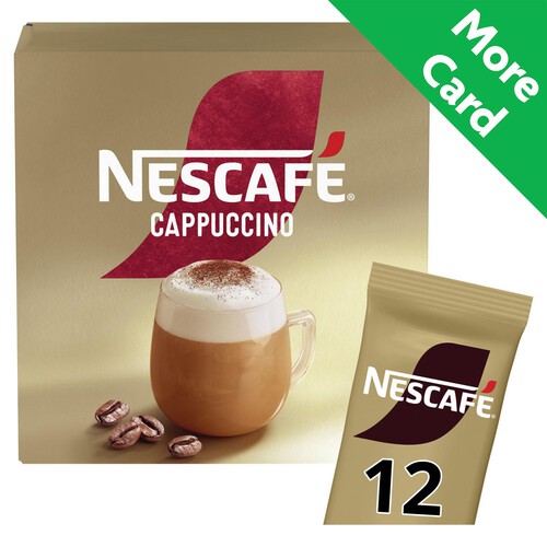 Nescafe Gold Cappuccino Instant Coffee 12 Sachets