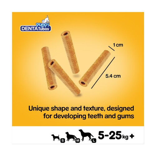 Pedigree Denta Tubo Puppy Dog Dental Treats 3 Sticks