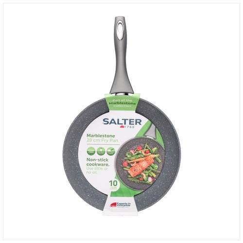 Salter Marblestone 28cm Frypan Grey