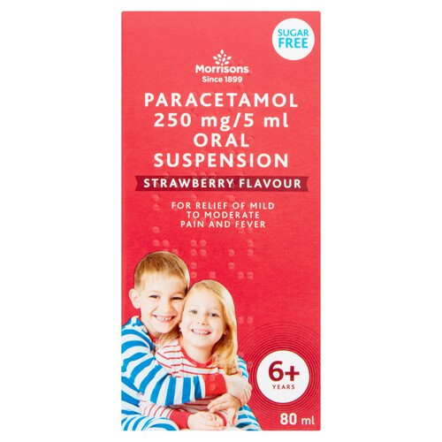 Morrisons Paracetamol 6+ Suspension