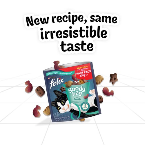 Felix Goody Bag Cat Treats Seaside Mix