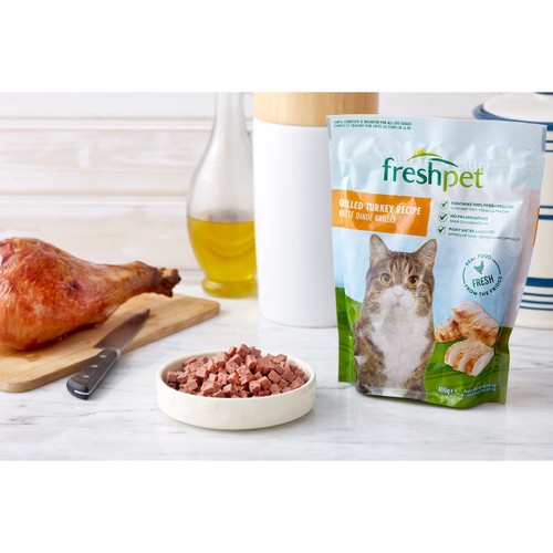 Freshpet Grilled Turkey Fresh Cat Food 400g