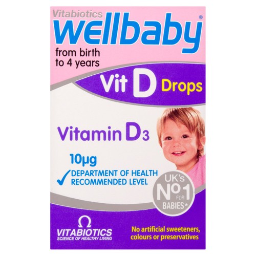 Vitabiotics Wellbaby Vitamin D Drops 