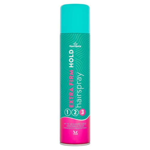 Morrisons extra firm hold hairspray