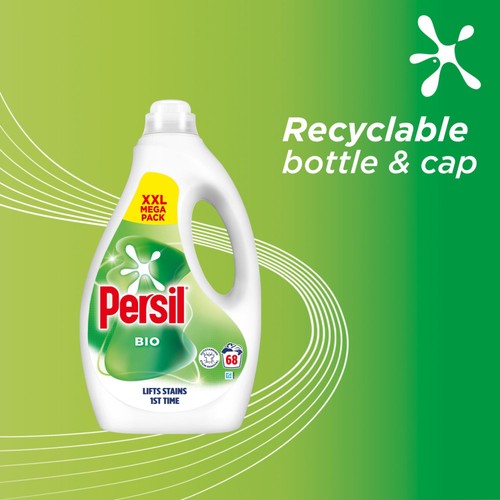 Persil Bio Liquid Laundry Washing Detergent 68 Washes