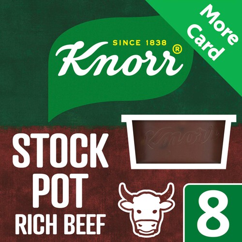 Knorr Rich Beef Stock Pot 8 x 28g