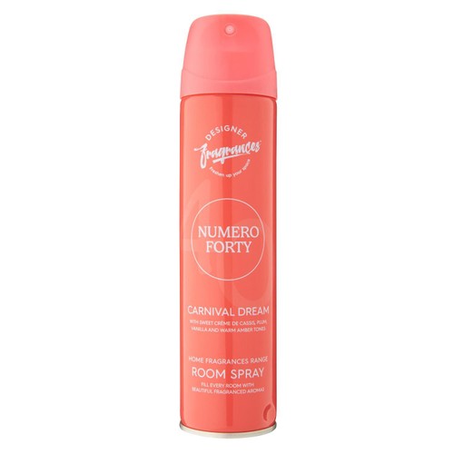 Morrisons Fragrances Room Spray Numero 40 Carnival Dream