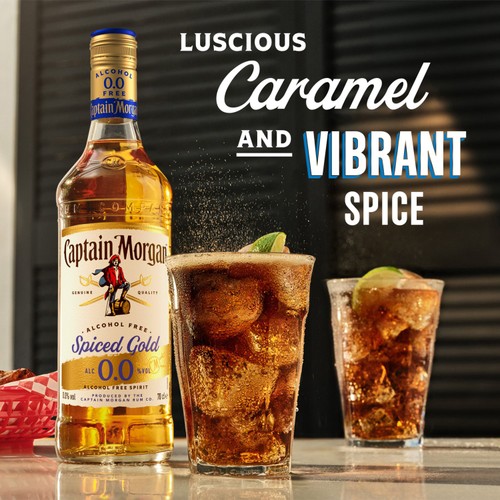Captain Morgan Spiced Gold 0.0% Alcohol Free Spirit 