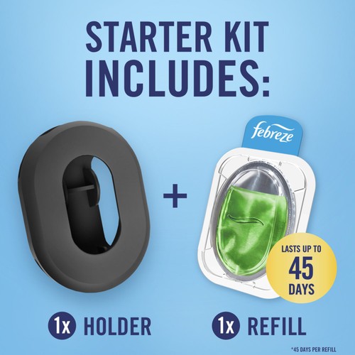 Febreze Bin Freshener Air Starter Kit Outdoor Fresh 4.875Ml