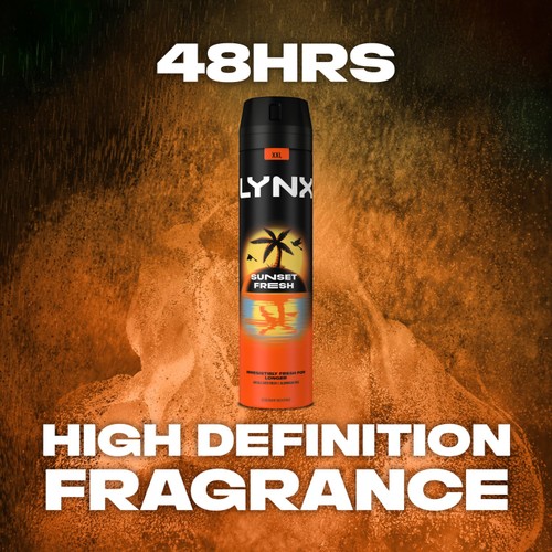 Lynx Body Spray Sunset Fresh 250ml