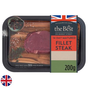 Morrisons British The Best British Fillet Reduced Carbon 200g