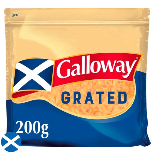 Galloway Grated Cheddar Cheese 200g