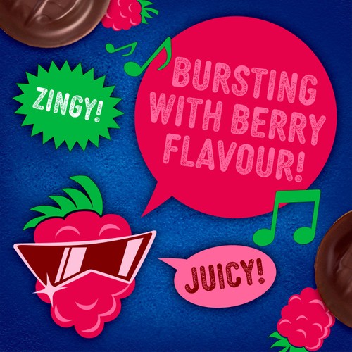Mcvitie's Jaffa Cakes Raspberry Flavour 10 Cakes 