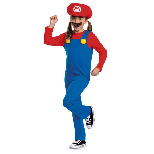 Disguise Mario Costume 3-4 Years