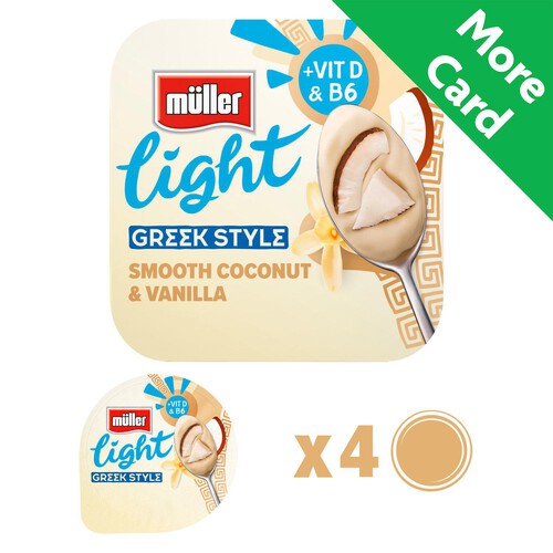 Muller Light Greek Style Coconut with Vanilla Yogurt