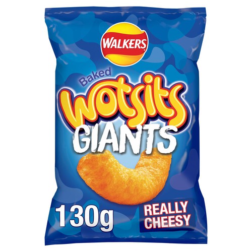 Walkers Wotsits Giants Really Cheesy Sharing Snacks Crisps