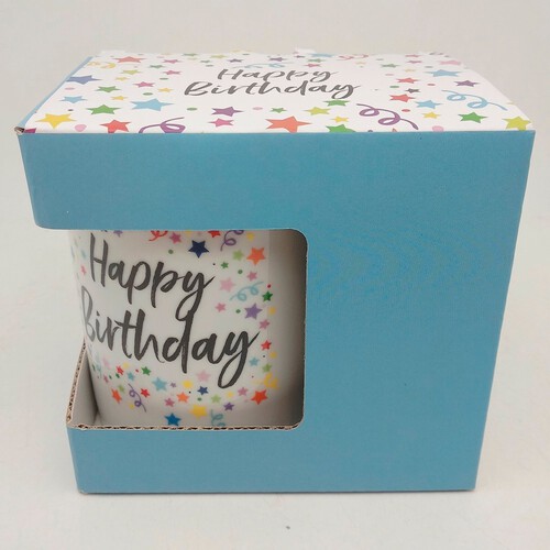 Morrisons Happy Birthday Boxed Mug