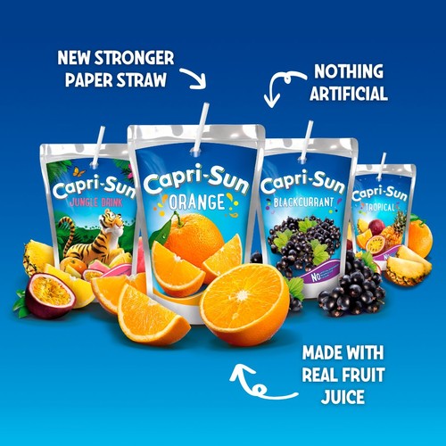 Capri-Sun Orange 8 x 200ml Kids' Juice Drink