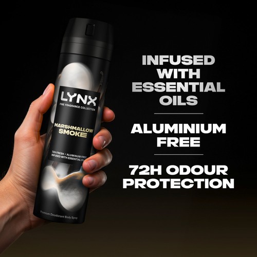 Lynx Body Spray Marshmallow Smoke 