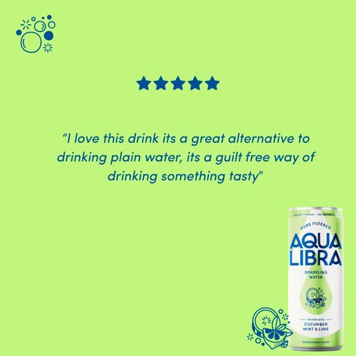 Aqua Libra Cucumber Mint And Lime 