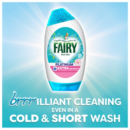 Fairy Platinum Non-Bio Gel Pink Blossom 27 Washes