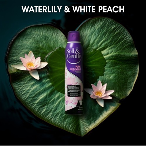Soft & Gentle Pure Bouquet Invisible 48h Deodorant Spray 250ml