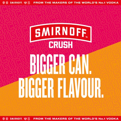 Smirnoff Crush Mango And Peach 440ml