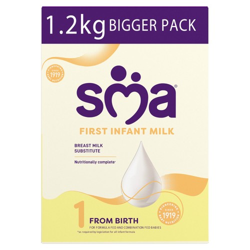 SMA first infant baby milk powder formula from birth