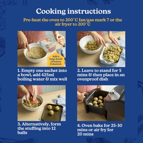 Paxo Sage & Onion Stuffing Mix 2 x 170g (340g)
