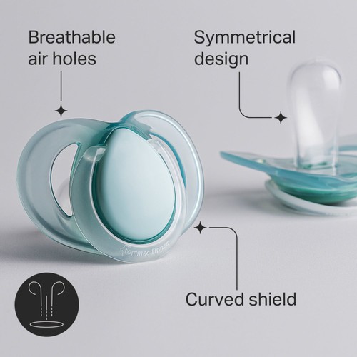  Tommee Tippee Night Time Orthodontic Soothers 6-18M