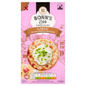 Bonn's & Co Garlic Flamed Baked Crackers 150g