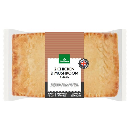 Morrisons Chicken & Mushroom Slice 2pk 300g