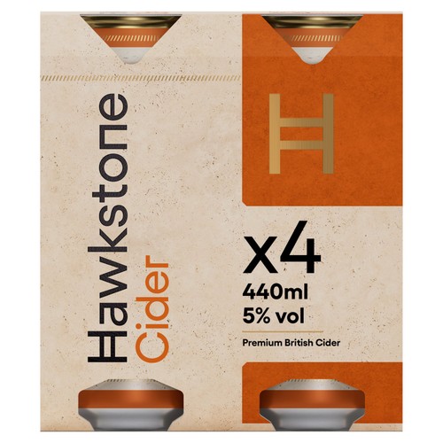 Hawkstone Cider  5%   4 x 440ml