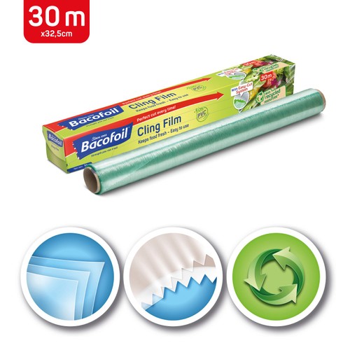 Bacofoil PVC Free Cling Film 30m