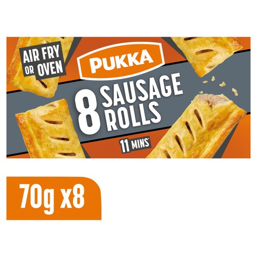 Pukka Sausage Rolls   8 x 70g