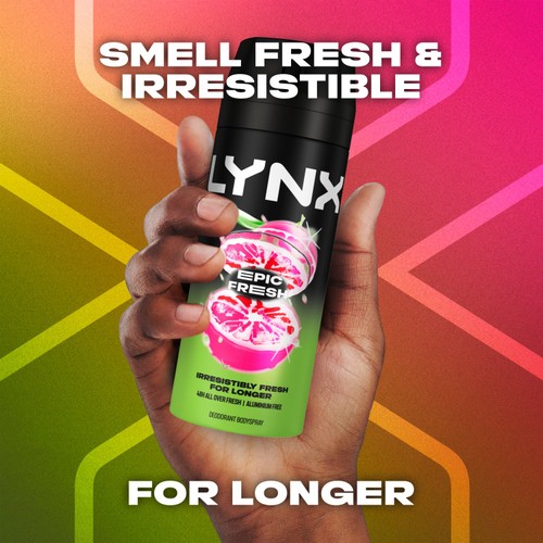 Lynx Epic Fresh Grapefruit & Pineapple Scent Body Spray For Men 150ml