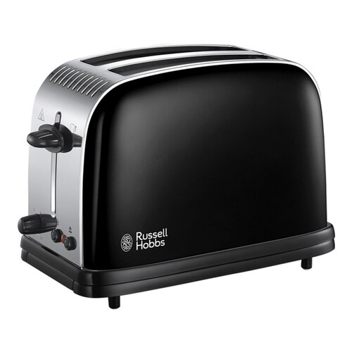 Russell Hobbs Stainless Steel 2 Slice Toaster Black