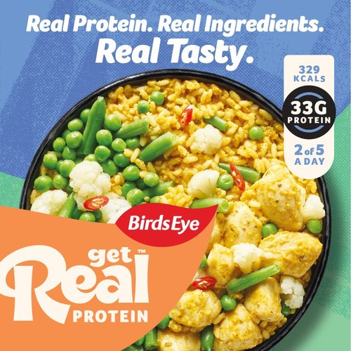 Birds Eye Get Real Protein Indian Style Chicken Coconut Curry 