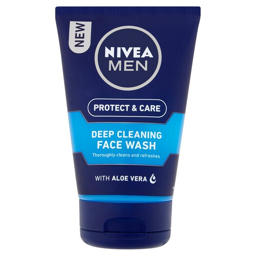 NIVEA MEN Protect & Care Deep Cleaning Face Wash 