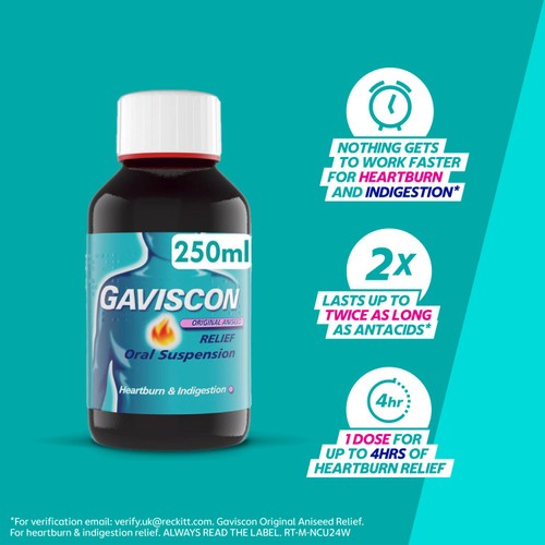 Gaviscon Liquid Original Aniseed