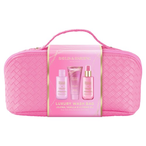 Baylis & Harding Jojoba, Vanilla & Almond Oil Wash Bag Gift Set