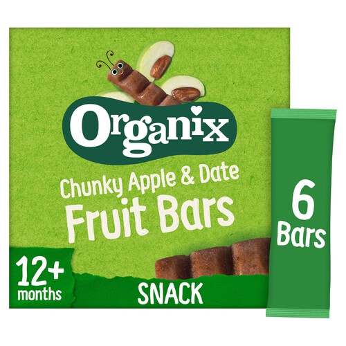 Organix Apple & Date Organic Fruit Snack Bars Multipack