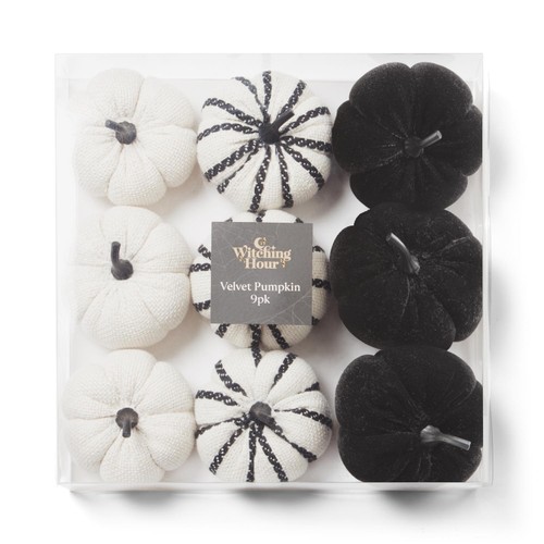 Morrisons Halloween Velvet Pumpkin 9pk