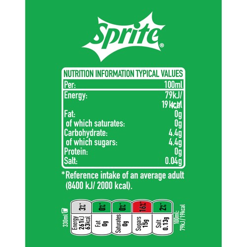 Sprite 4 x 330ml