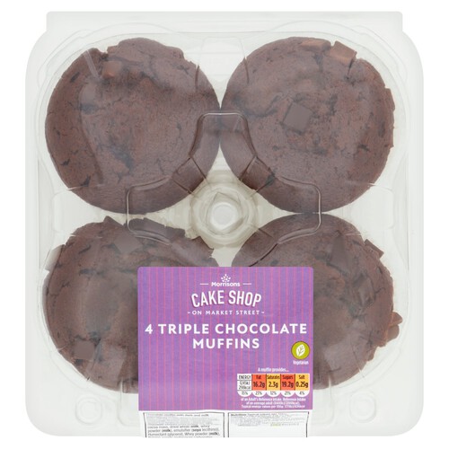 Market Street Triple Chocolate Muffins 