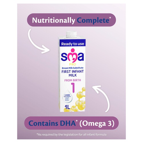 SMA PRO First Baby Milk Liquid Ready To Feed