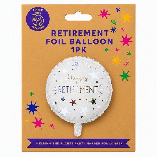 Mad Party Retirement Foil Balloon