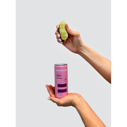 Medahuman Glow CBD Lime & Elderflower 4X250ml