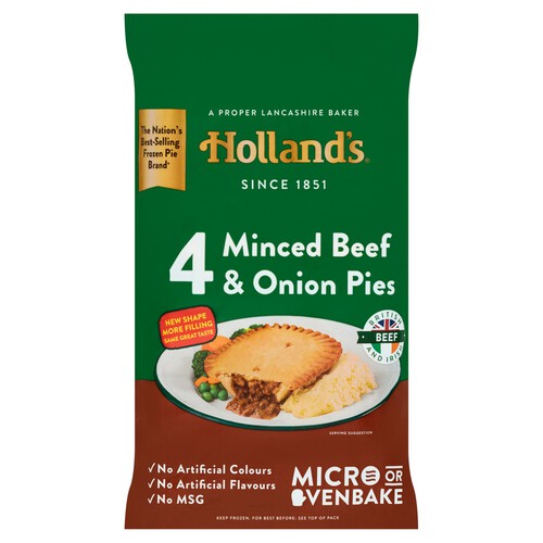 Holland's Minced Beef Pies